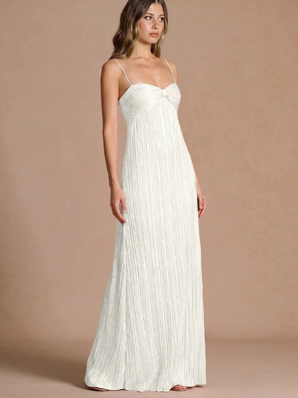 Emmeline White Maxi Dress